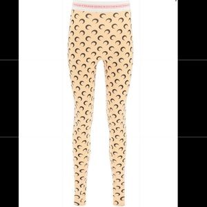 Wearing small stretchy marine serre print leggings. Worn once.